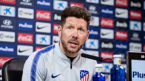 Simeone, en rueda de prensa