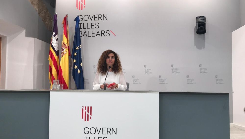 Pilar Costa, tras una reunión del Consell de Govern.