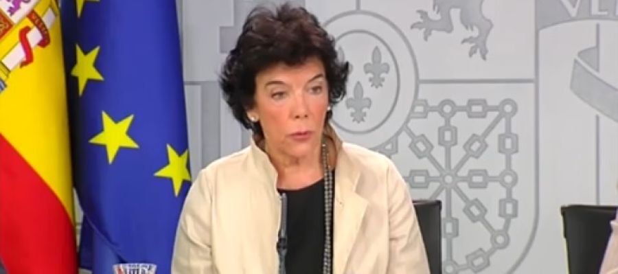 La ministra Portavoz del Gobierno, Isabel Celaá La ministra Portavoz del Gobierno, Isabel Celaá