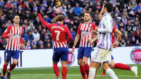 Griezmann celebra un gol con el Atl&eacute;tico