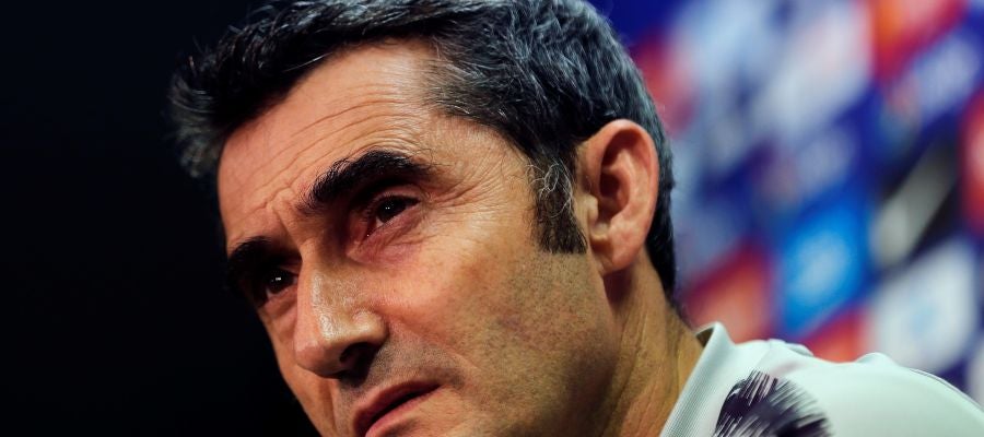 Ernesto Valverde, en rueda de prensa Ernesto Valverde, en rueda de prensa