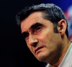 Ernesto Valverde, en rueda de prensa Ernesto Valverde, en rueda de prensa