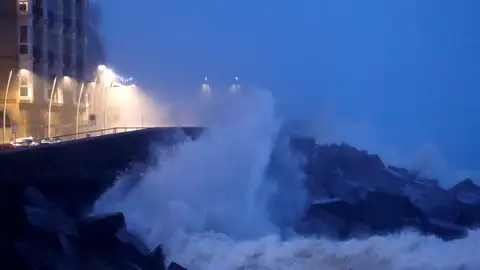 Fuertes vientos en el norte de España Fuertes vientos en el norte de España