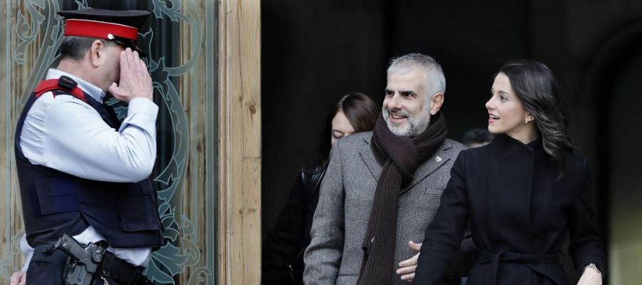 Carlos Carrizosa e Inés Arrimadas Carlos Carrizosa e Inés Arrimadas