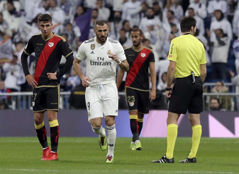 Real Madrid 1-0 Rayo Vallecano: Escucha el gol de Karim Benzema Real Madrid 1-0 Rayo Vallecano: Escucha el gol de Karim Benzema