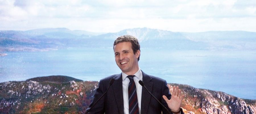 Pablo Casado en un acto electoral Pablo Casado en un acto electoral