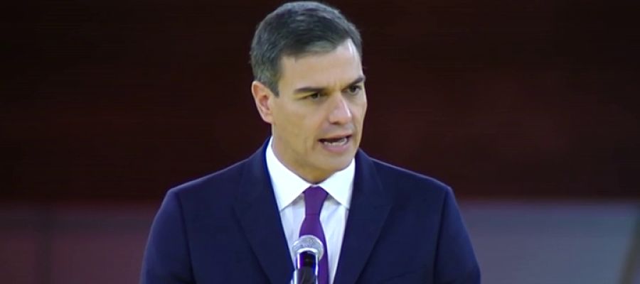 Pedro Sánchez apela al diálogo "sereno y sensato" para construir la cohesión de España dentro de la legalidad Pedro Sánchez apela al diálogo "sereno y sensato" para construir la cohesión de España dentro de la legalidad