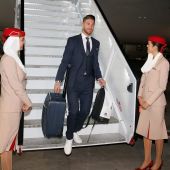 Sergio Ramos llega a Abu Dabi