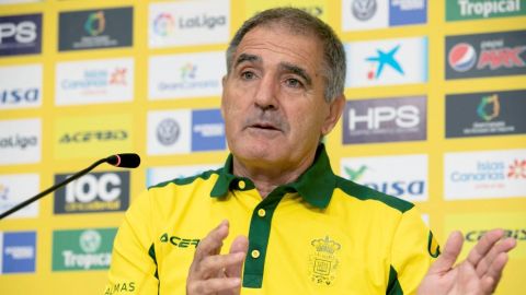 Paco Herrera, entrenador de la UD Las Palmas