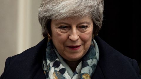 La primera ministra brit&aacute;nica, Theresa May