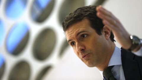 El l&iacute;der del PP, Pablo Casado