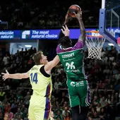 Lessort, jugador de Unicaja Lessort, jugador de Unicaja