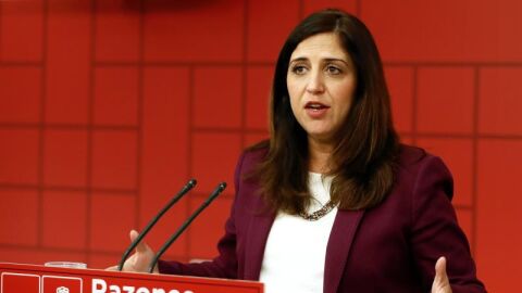 La portavoz del Comit&eacute; Electoral del PSOE, Esther Pe&ntilde;a