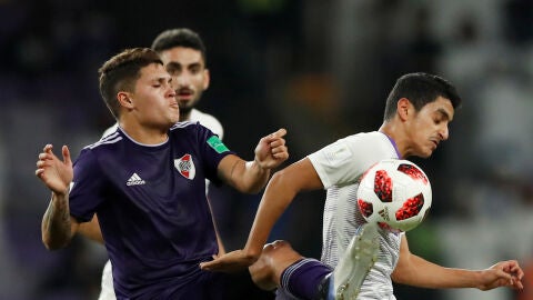 Momento del partido entre River Plate y Al Ain