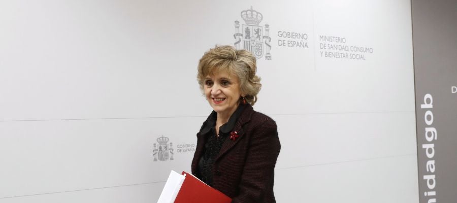 La ministra de Sanidad, Consumo y Bienestar Social María Luisa Carcedo La ministra de Sanidad, Consumo y Bienestar Social María Luisa Carcedo