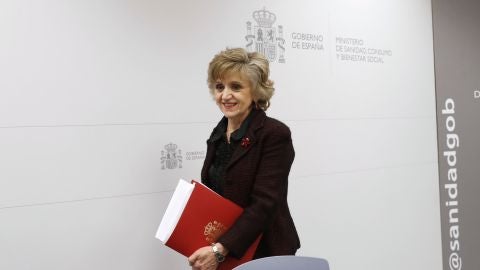 La ministra de Sanidad, Consumo y Bienestar Social Mar&iacute;a Luisa Carcedo