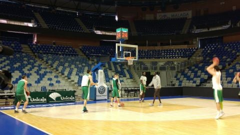 Entrenamiento de Unicaja