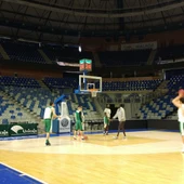 Entrenamiento de Unicaja Entrenamiento de Unicaja