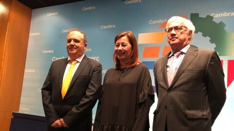 Antoni Mercant, Francina Armengol y Jos&eacute; Luis Roses