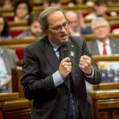Quim Torra en el Parlament catalán