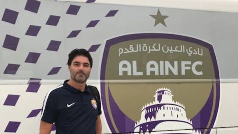 El entrenador de portero del Al Ain, Luis Arag&oacute;n. 