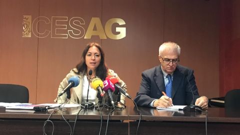 &Aacute;ngeles Dur&aacute;n, presidenta de la APIB, y Nemesio Rodr&iacute;guez, Presidente de FAPE. 