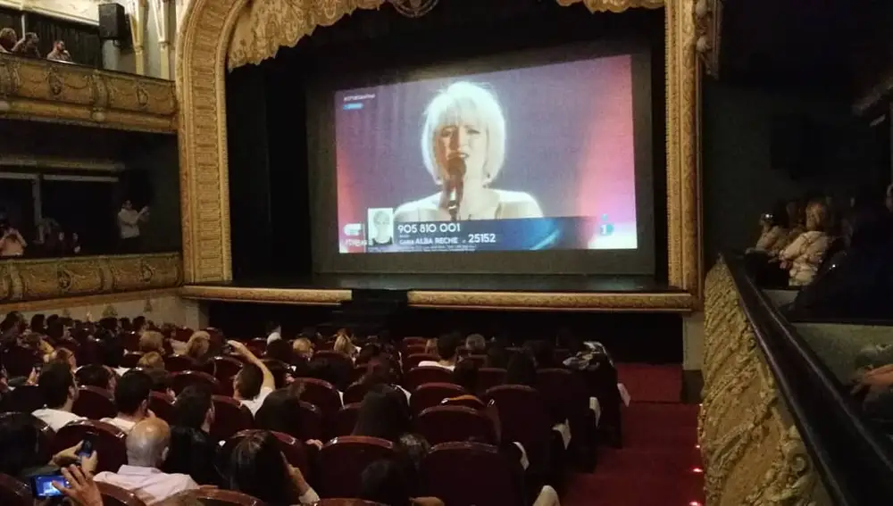 El Gran Teatro se llenó el 19 de diciembre durante la final de la Gala de OT 2018 para ver a la ilicitana Alba Reche.