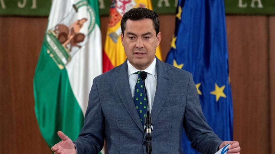 El l&iacute;der del PP andaluz, Juan Manuel Moreno Bonilla. 