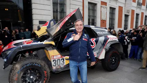 Carlos Sainz, antes de correr el Dakar. Carlos Sainz, antes de correr el Dakar.