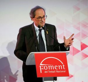 El presidente de la Generalitat de Cataluña, Quim Torra El presidente de la Generalitat de Cataluña, Quim Torra