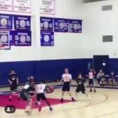 El canastón del hijo de LeBron James que está reventando Instagram: "Siento escalofríos"