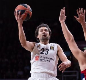 Llull, durante el partido contra el Bayern Llull, durante el partido contra el Bayern