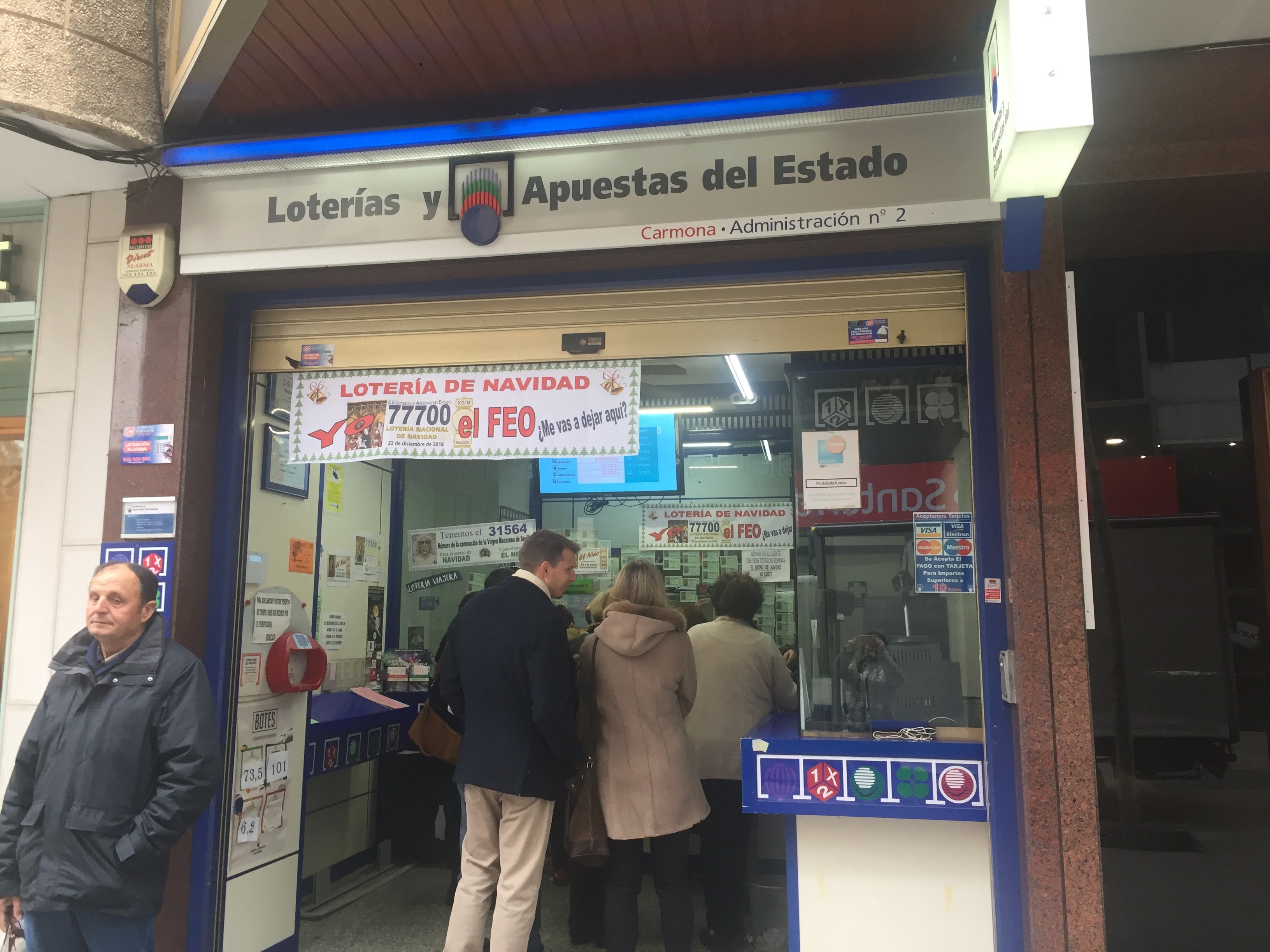Las administraciones de lotería venden hoy los últimos números del sorteo de Navidad Las administraciones de lotería venden hoy los últimos números del sorteo de Navidad
