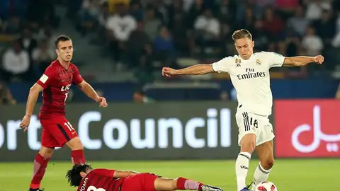 El centrocampista del Real Madrid, Marcos Llorente. El centrocampista del Real Madrid, Marcos Llorente.