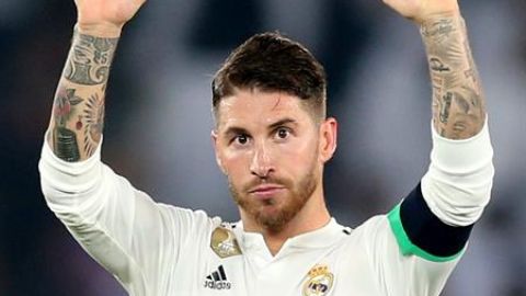Sergio Ramos en un encuentro en Emiratos &Aacute;rabes. 