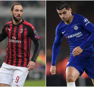 HIguaín y Morata HIguaín y Morata