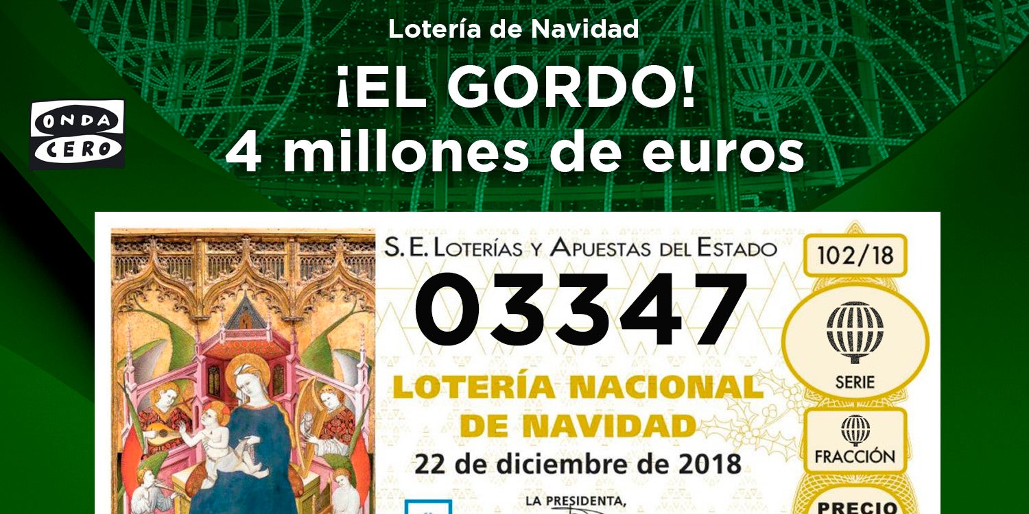 Amparo: "Hace 20 años que mi madre dio el Gordo y hoy lo doy yo" Amparo: "Hace 20 años que mi madre dio el Gordo y hoy lo doy yo"