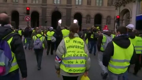 Al menos 30 detenidos en la sexto s&aacute;bado de protestas de lo 'chalecos amarillos'
