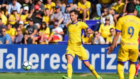 El jugador del Alcorc&oacute;n, David Fern&aacute;ndez. 