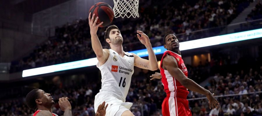 Santiago Yust, en el partido contra el UCAM Murcia Santiago Yust, en el partido contra el UCAM Murcia