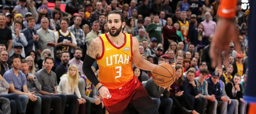 Ricky Rubio, en acción contra los Thunder Ricky Rubio, en acción contra los Thunder