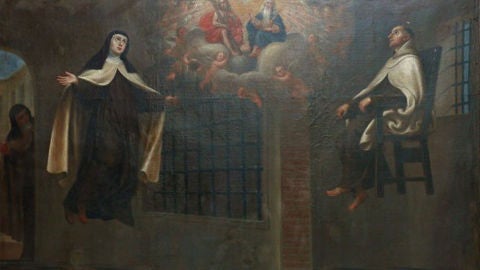 Santa Teresa &iquest;levitando?