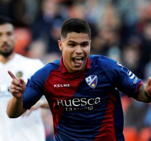 Cucho Hernández celebra un gol Cucho Hernández celebra un gol