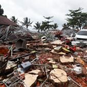 Efectos del tsunami en Indonesia