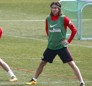 Filipe Luis y Juanfran. Filipe Luis y Juanfran.