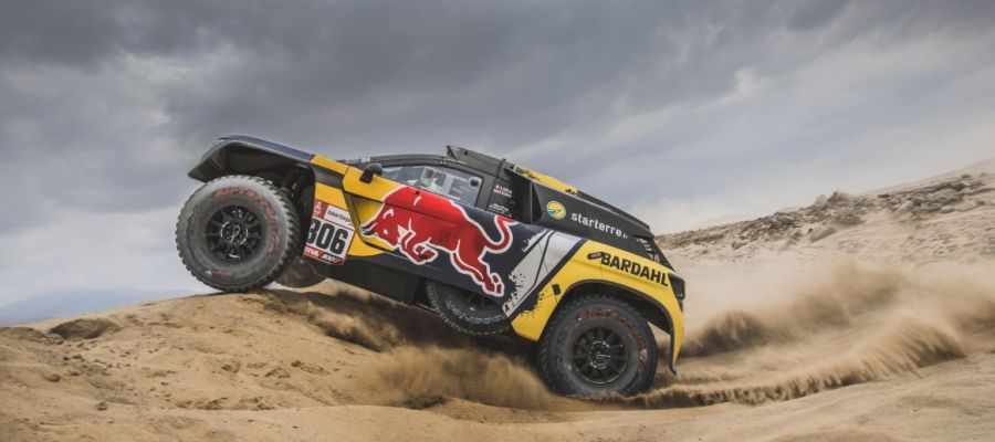 Sebastien Loeb, en acción en la segunda etapa del Dakar Sebastien Loeb, en acción en la segunda etapa del Dakar