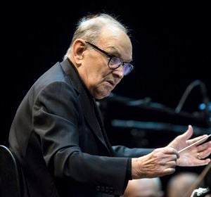 El compositor italiano Ennio Morricone El compositor italiano Ennio Morricone