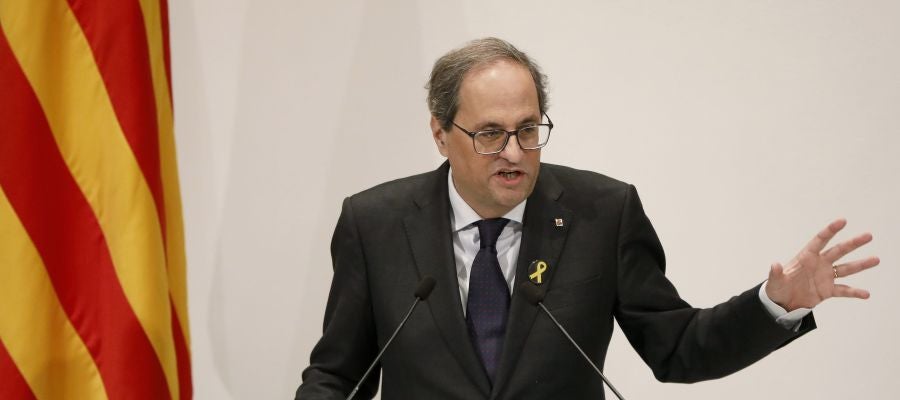 El presidente de la Generalitat, Quim Torra El presidente de la Generalitat, Quim Torra