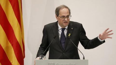 El presidente de la Generalitat, Quim Torra