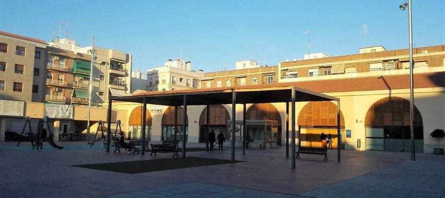 Plaça de la Llotja de Altabix en Elche. Plaça de la Llotja de Altabix en Elche.